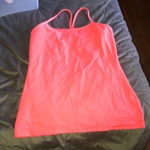 Lululemon size 12 hot pink bra top